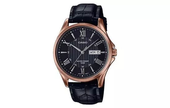 CASIO Мужские часы Standard Series Black MTP-1384L-1A2V