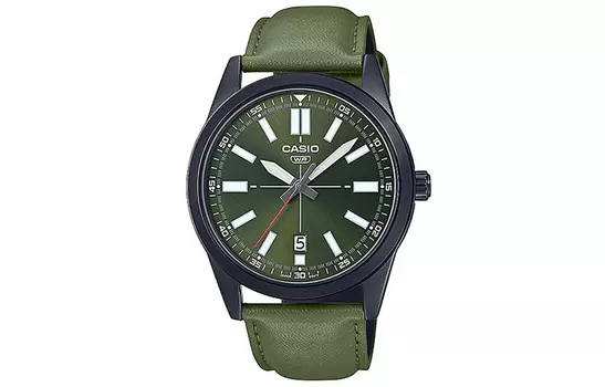 CASIO Мужские часы Standard Series Green MTP-VD02BL-3E