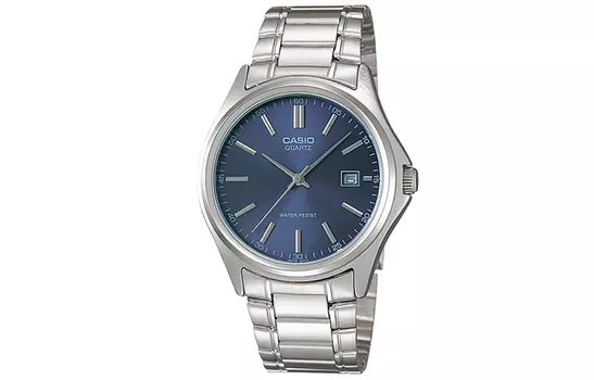 CASIO Мужские часы стандартной серии синего цвета MTP-1183A-2A