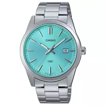 CASIO Мужские часы стандартной серии синего цвета MTP-VD03D-2A3