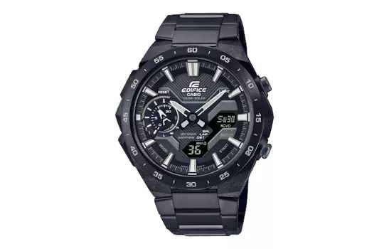 CASIO Мужские черные часы EDIFICE