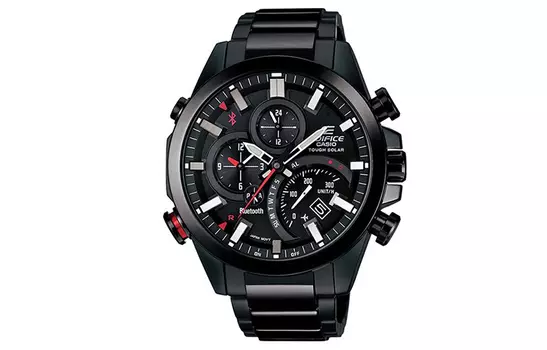 CASIO Мужские черные часы EDIFICE