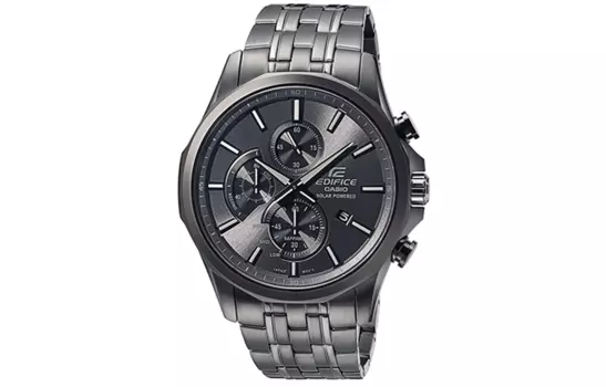 CASIO Мужские черные часы EDIFICE