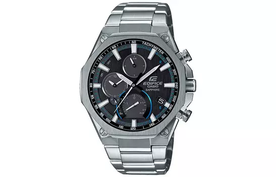 CASIO Мужские черные часы EDIFICE