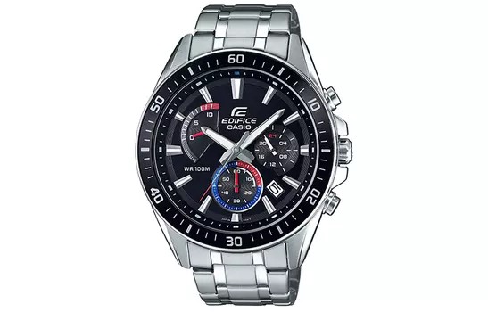 CASIO Мужские черные часы EDIFICE EFR-552D-1A3V