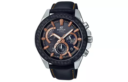CASIO Мужские черные часы EDIFICE EQS-910L-1AV
