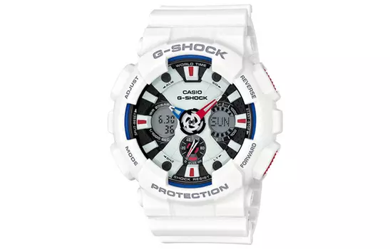 CASIO Мужские черные часы GA-120TR-7A