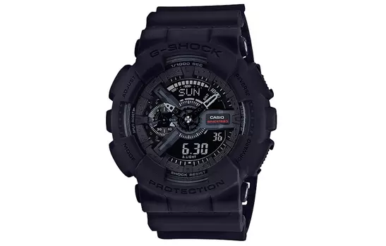 CASIO Мужские черные часы GA-135A-1A