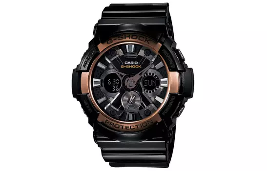 CASIO Мужские черные часы GA-200RG-1A