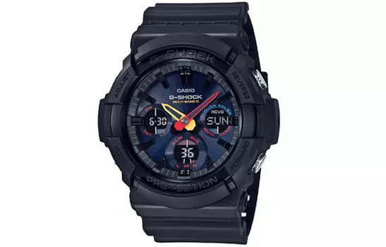 CASIO Мужские черные часы GAW-100BMC-1A 52,5 мм