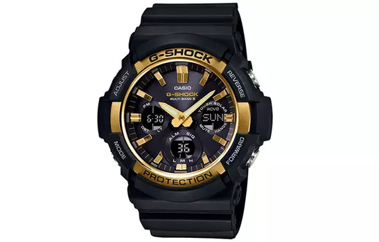 CASIO Мужские черные часы GAW-100G-1APR