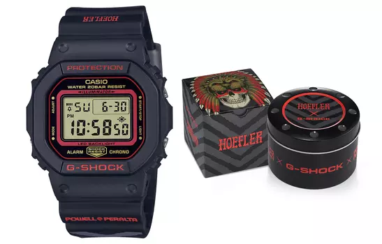 CASIO Мужские черные часы серии G-SQUAD DW-5600KH-1