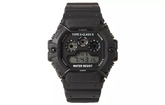 CASIO Мужские черные часы серии G-SQUAD DW-5900NH-1