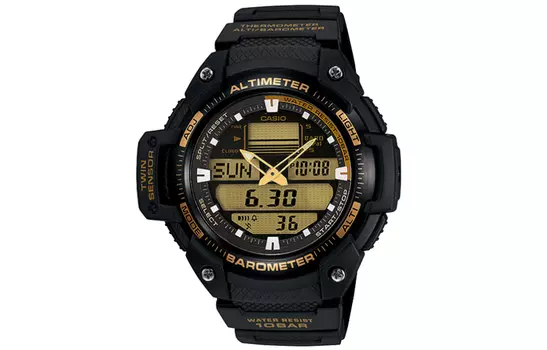 CASIO Мужские черные часы SGW-400H-1B2