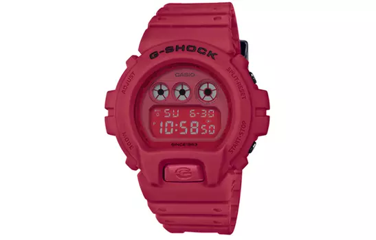 CASIO Мужские красные часы серии G-SQUAD DW-6935C-4
