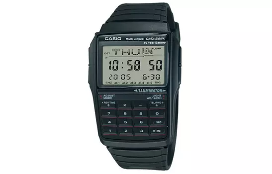 CASIO Мужские молодежные часы 50,4 мм черные DBC-32-1A