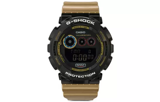 CASIO Мужские молодежные черные часы GD-120CS-1
