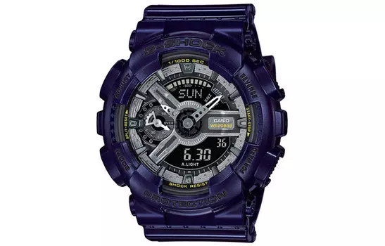 CASIO Мужские молодежные черные часы GMA-S110MC-2A