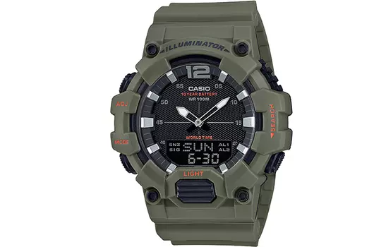 CASIO Мужские молодежные черные часы HDC-700-3A2