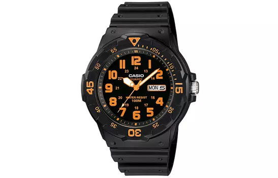 CASIO Мужские молодежные черные часы MRW-200H-4B