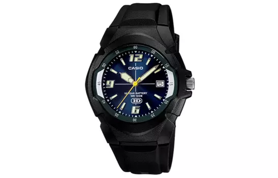 CASIO Мужские молодежные черные часы MW-600F-2A