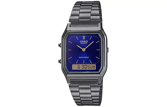 CASIO Мужские молодежные синие часы AQ-230GG-2ADF