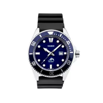 CASIO Мужские молодежные синие часы MDV-106B-2A