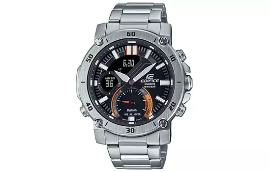 CASIO Мужские серебряные часы EDIFICE ECB-20YD-1A