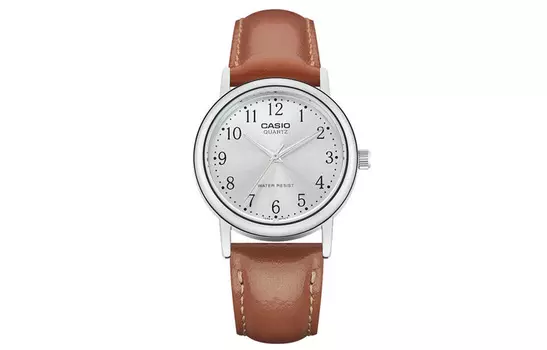 CASIO Мужские серебряные часы стандартной серии MTP-1095E-7B