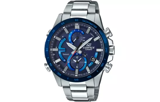 CASIO Мужские синие часы EDIFICE EQB-900DB-2APR