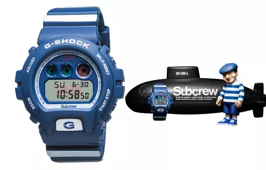 CASIO Мужские синие часы серии G-SQUAD