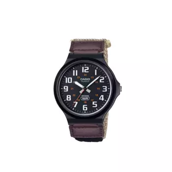 CASIO Мужские стандартные черные часы MW-240B-5BV