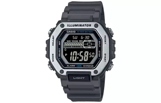 CASIO Мужские стандартные черные часы MWD-110H-8BV