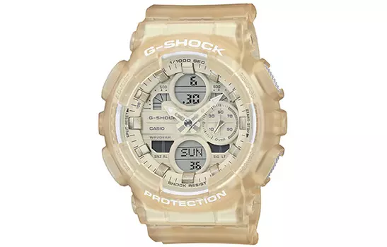CASIO Мужские желтые часы GMA-S140NC-7A