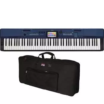 Casio Privia Pro PX-560 88-клавишное цифровое пианино, чешуйчатый молоточковый механизм с сумкой для переноски PX-560BE