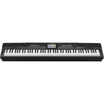 Casio Privia PX-360 88-клавишное цифровое пианино со встроенными динамиками, 5,3-дюймовый сенсорный экран PX-360BK