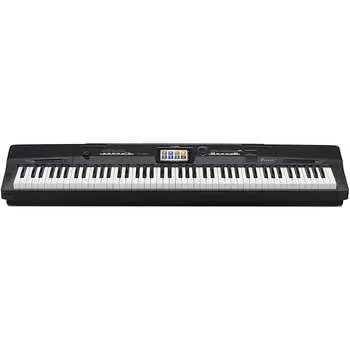 Casio Privia PX-360 88-клавишное цифровое пианино со встроенными динамиками, 5,3-дюймовый сенсорный экран PX-360BK