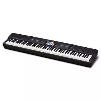 Casio PX-360BK 88-клавишное цифровое пианино с блоком питания (черное, большое) Casio PX-360BK 88-Key Digital Piano with Power Supply (Black, Large)