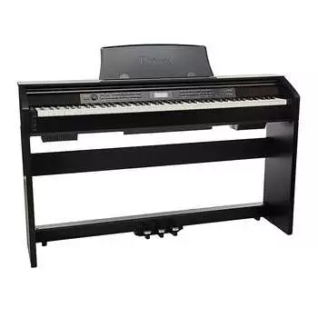 Casio PX-780 Privia 88-клавишное цифровое домашнее пианино с блоком питания (черный) Casio PX-780 Privia 88-Key Digital Home Piano with Power Supply (Black)