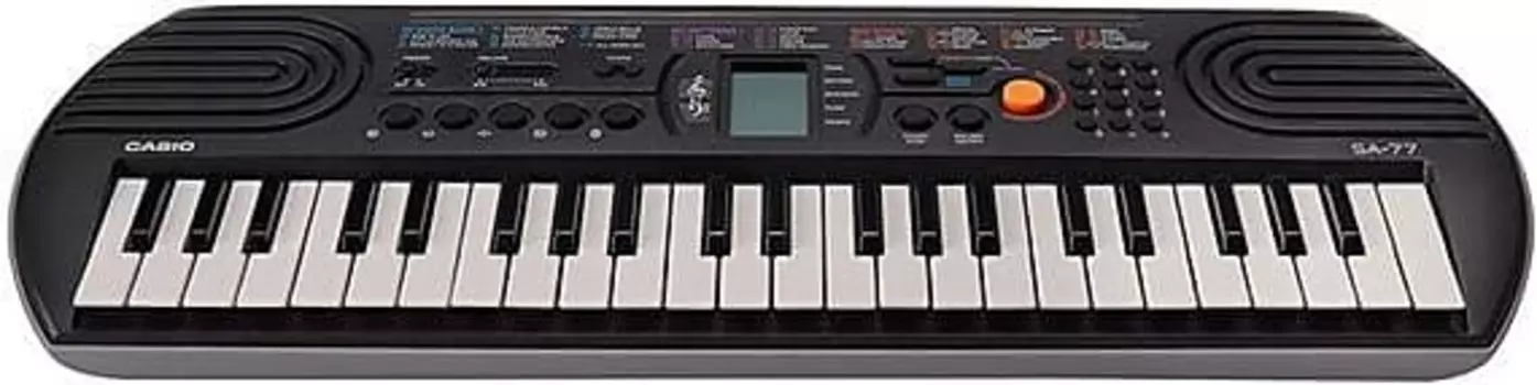 Casio SA77 44-клавишная персональная мини-клавиатура серого цвета