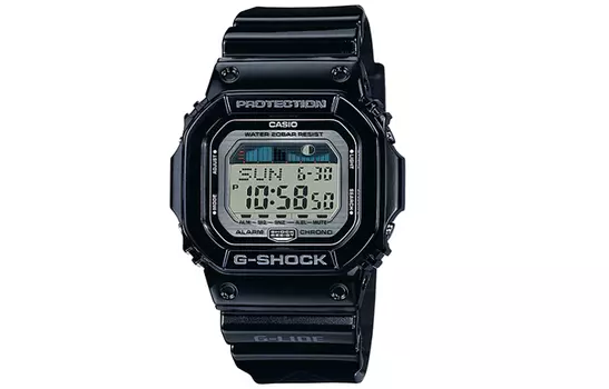 CASIO Серия G Lide, коллекция G SHOCK, кварцевый механизм, ремешок из смолы, мужские часы, серый циферблат