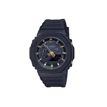 CASIO Унисекс-часы с двумя жидкокристаллическими/аналоговыми дисплеями, черные