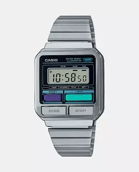 Casio Vintage A120WE-1AEF Стальные мужские часы Casio, серебро