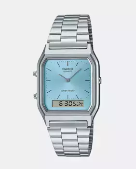 Casio Vintage AQ-230A-2A1MQYES Мужские часы, серебряный