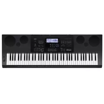 Casio WK-6600 Портативный 76-клавишный аранжировщик клавиатуры для рабочих станций, блок питания вкл.