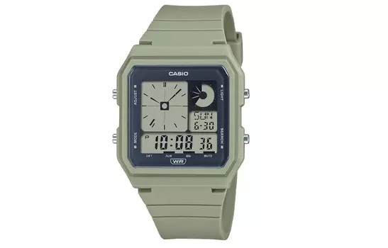 CASIO Зеленые часы унисекс LF-20W-3ADF
