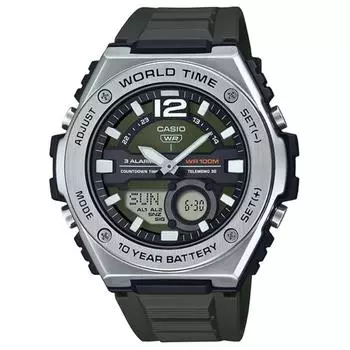 CASIO Зеленые часы унисекс MWQ-100-3AVDF