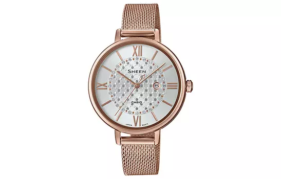 CASIO Женские белые часы SHEEN