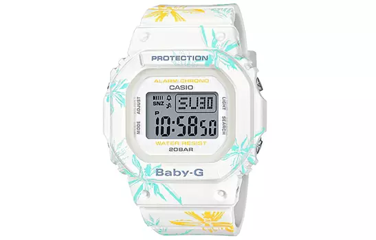 CASIO Женские часы BABY-G белого цвета BGD-560CF-7