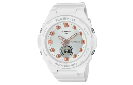 CASIO Женские часы BABY-G белого цвета BGA-320-7A2PR